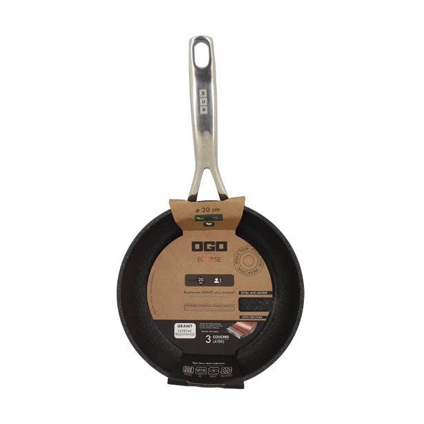 Bratpfanne aus geschmiedetem Aluminium - Serie ECLIPSE Ø 20 CM von OGO