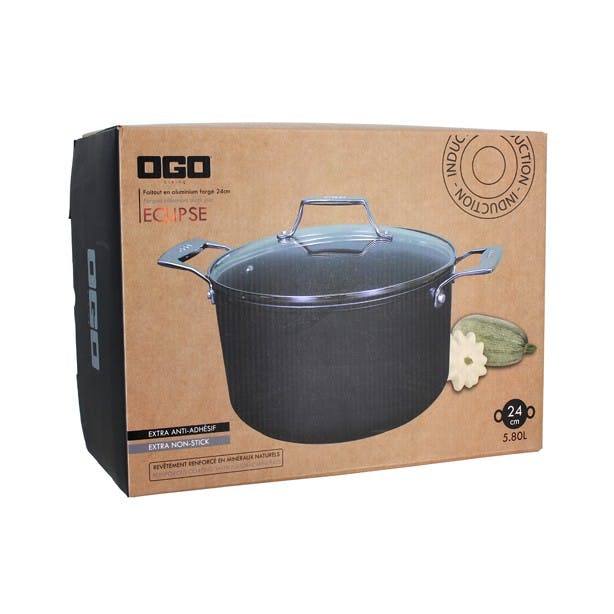 Kochtopf aus geschmiedetem Aluminium - Serie ECLIPSE Ø 24 CM von OGO