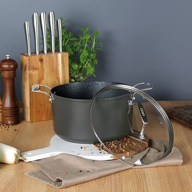 Kochtopf aus geschmiedetem Aluminium - Serie ECLIPSE Ø 24 CM von OGO