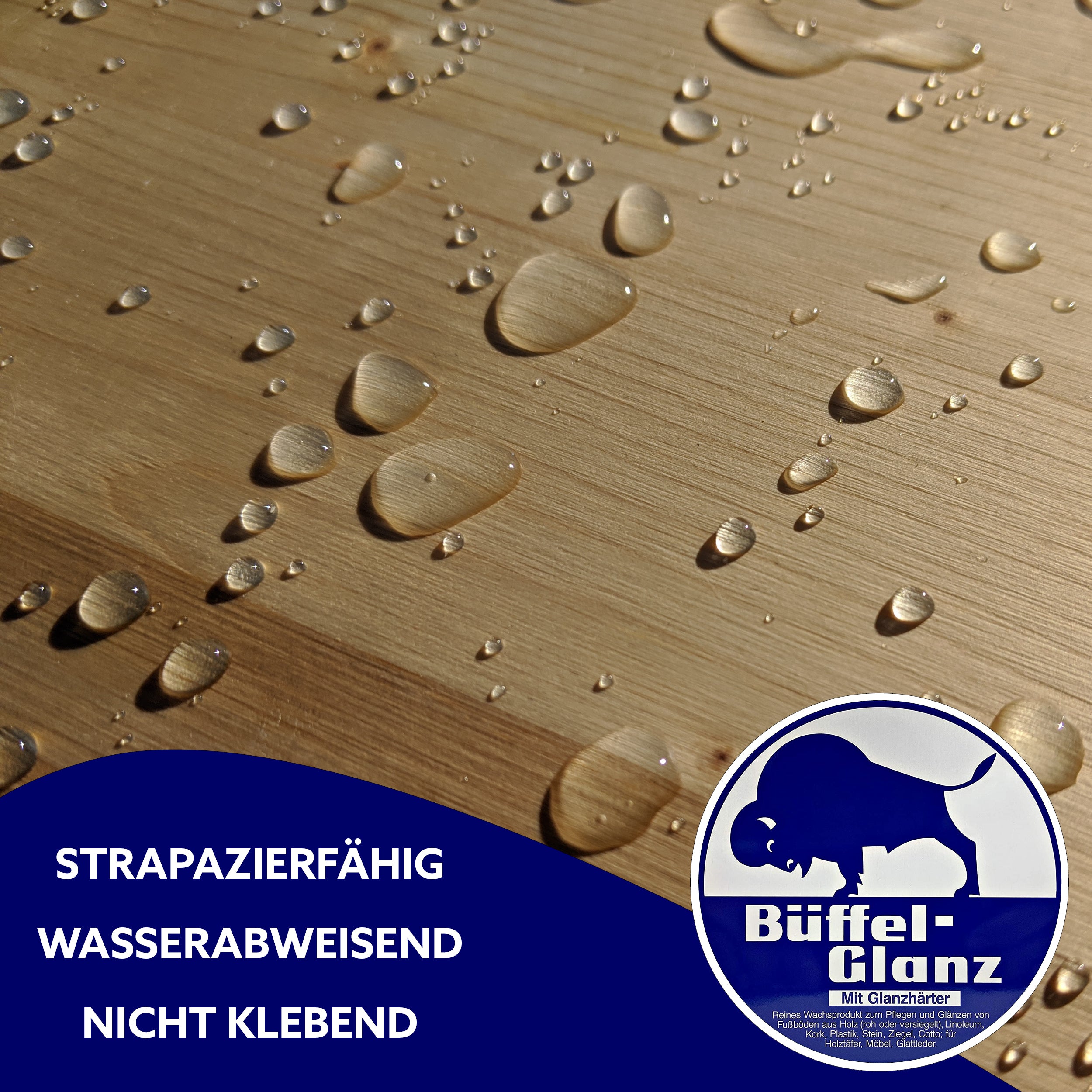Büffel-Glanz farblos - Bohner- Holzwachs