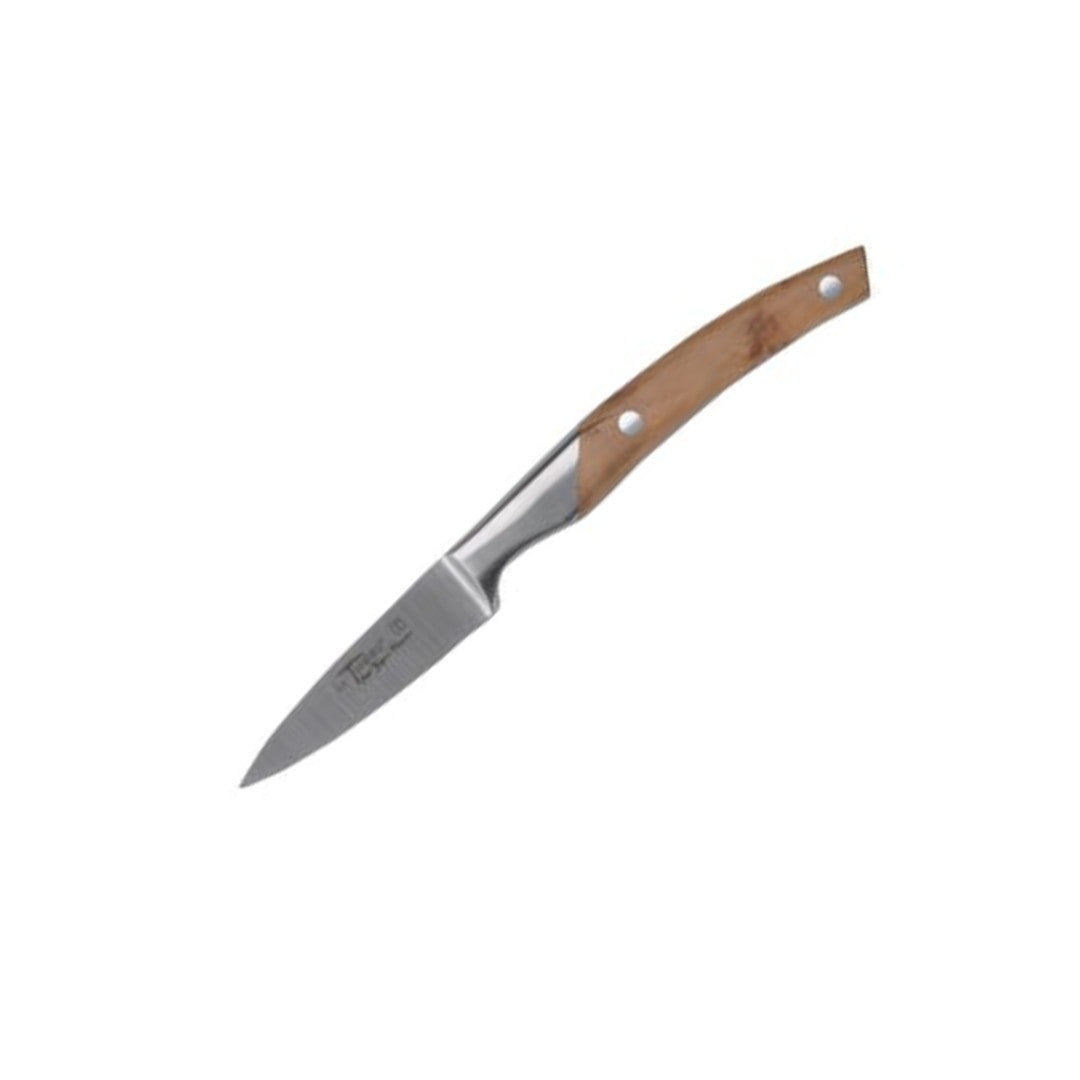 Gemüsemesser 10cm - handgeschmiedet - Le Thiers Cuisine von Goyon-Chazeau - Griff aus Wacholderholz