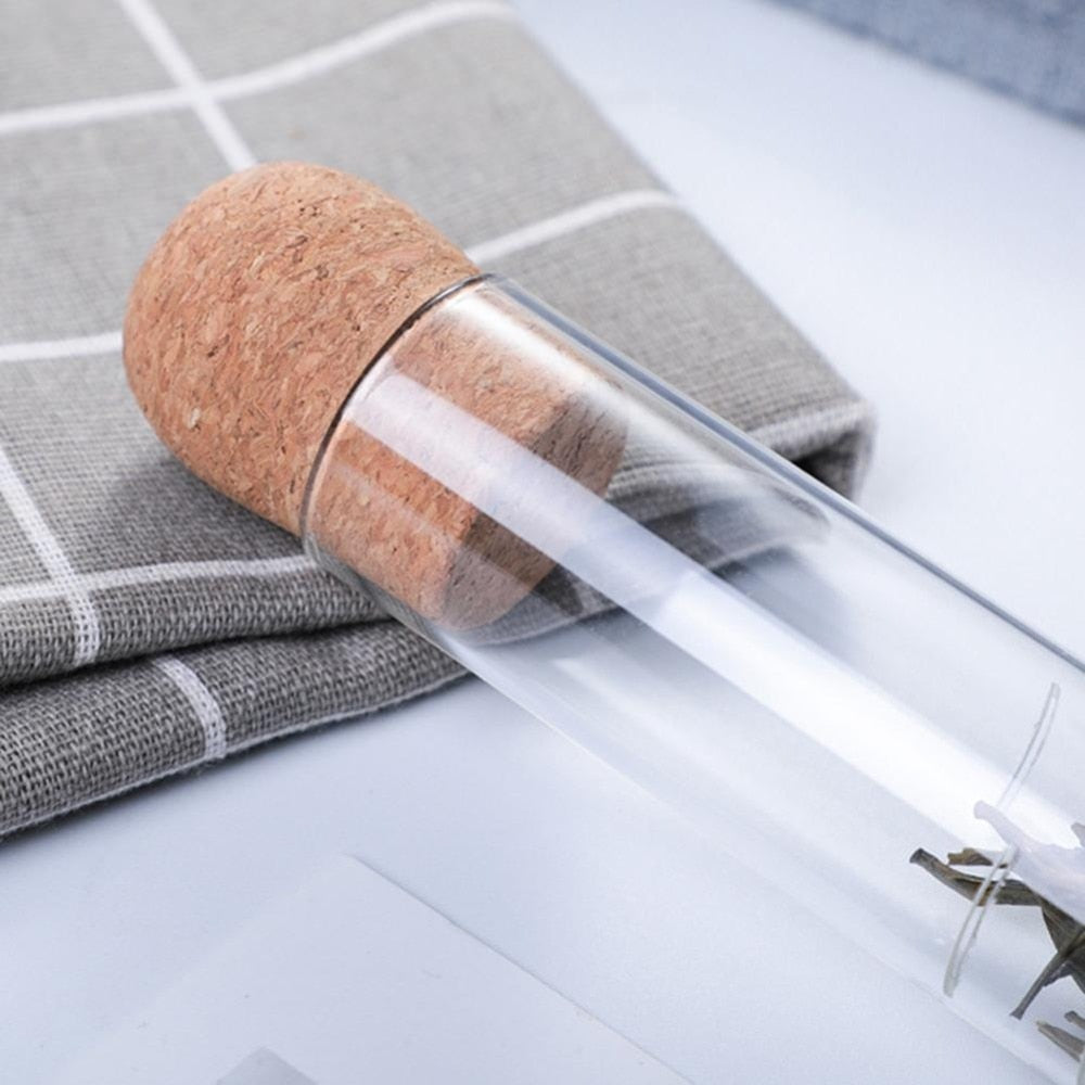 Gläsernes Teeei - Teefilter - für eine Tasse - am Besten für lose Teeblätter oder Blütentee