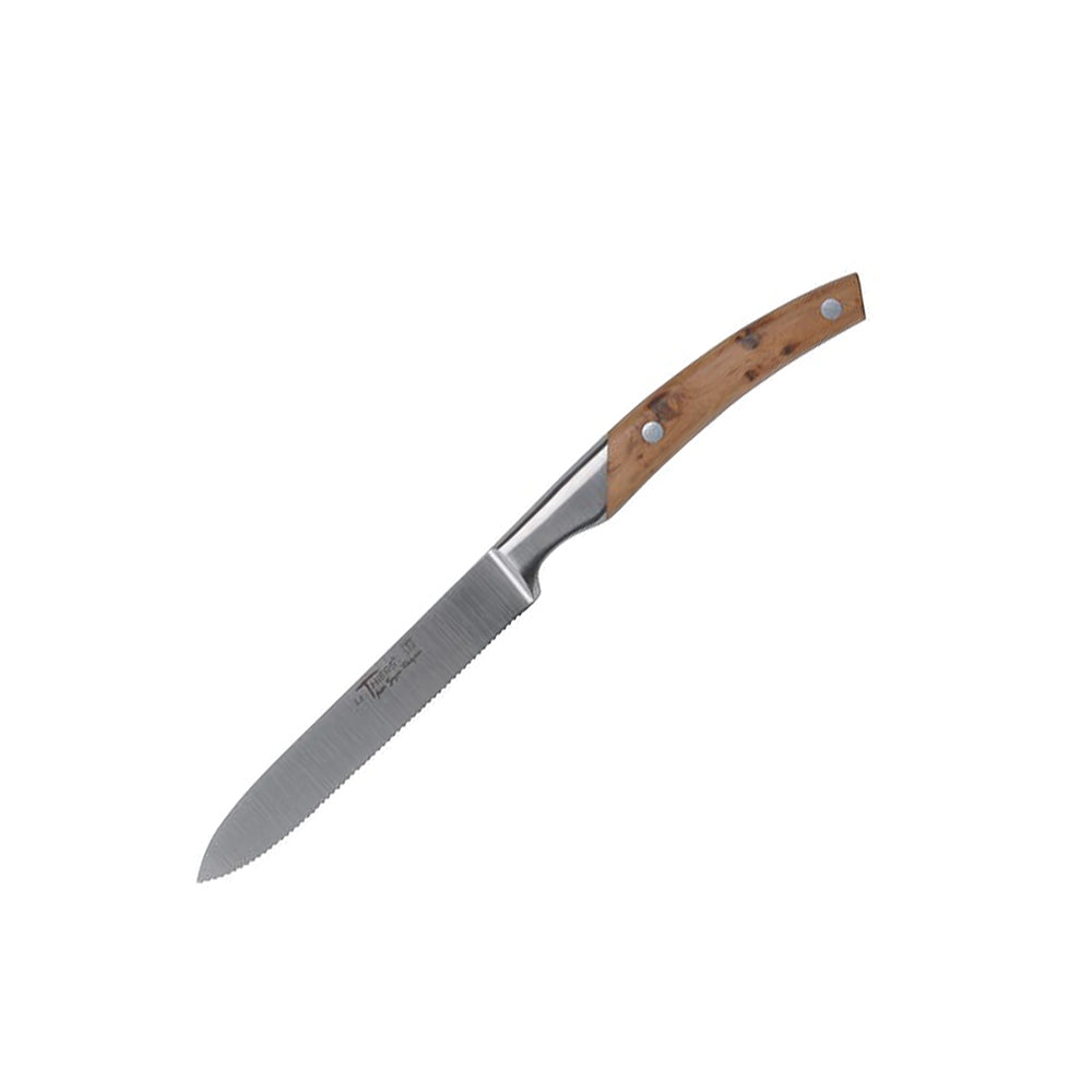 Tomatenmesser 13cm - handgeschmiedet - Le Thiers Cuisine von Goyon-Chazeau - Griff aus Wacholderholz