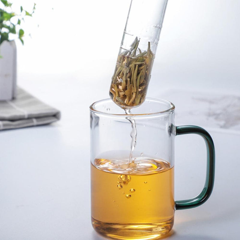 Gläsernes Teeei - Teefilter - für eine Tasse - am Besten für lose Teeblätter oder Blütentee